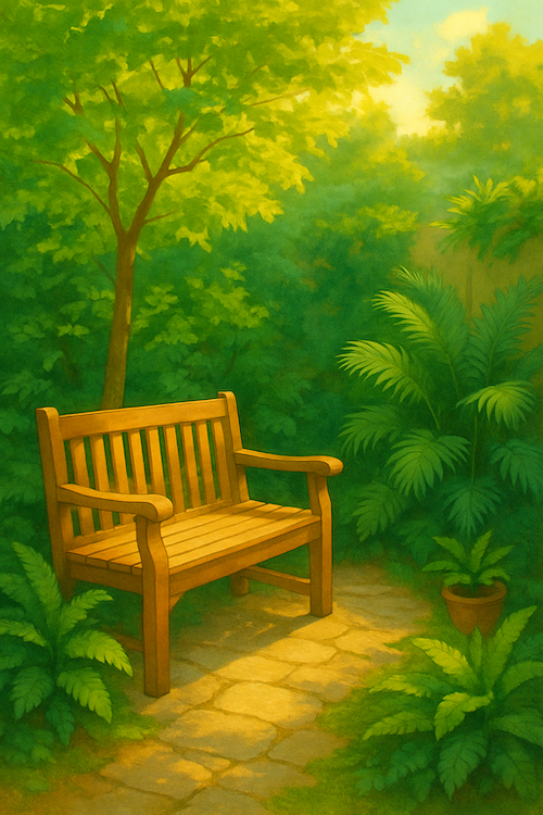 Forest Therapy in your garden.