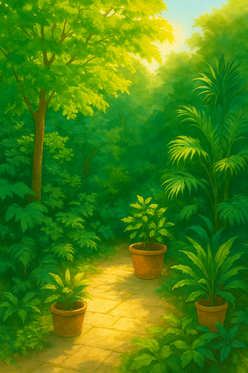 Forest Therapy in your garden.