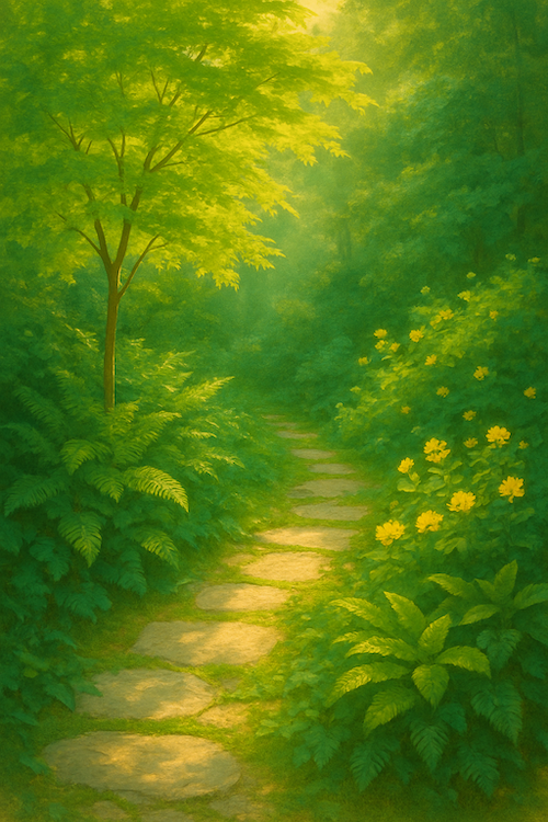 Forest Therapy in your garden.