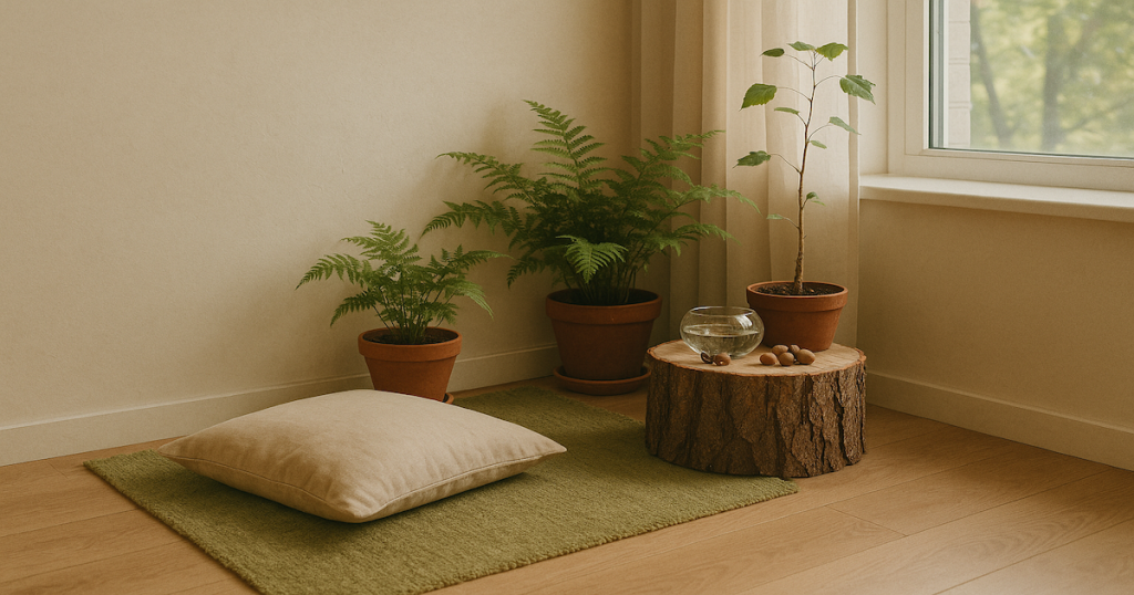 How to Create a Forest Therapy at Home Corner