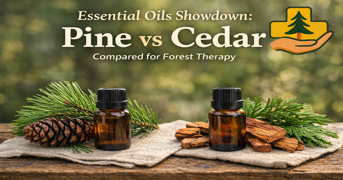 pine vs cedar essential oils